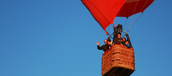 Balloon flight Porto