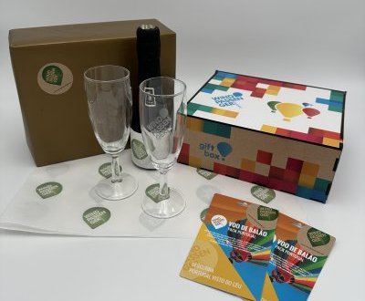 LUFTBALLON IN EINER GESCHENKBOX | LIEBE